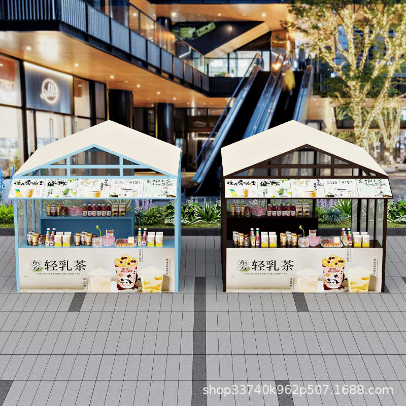 文摊位夜市活动板屋促销架集市架样全封闭广场展示架摆摊商业街旅