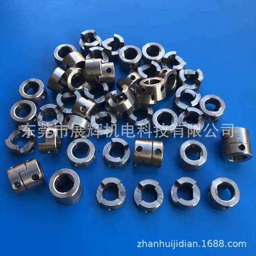 销售凹凸式连轴器D形孔联轴器不锈钢联轴器OD22*ID16x15D*L38