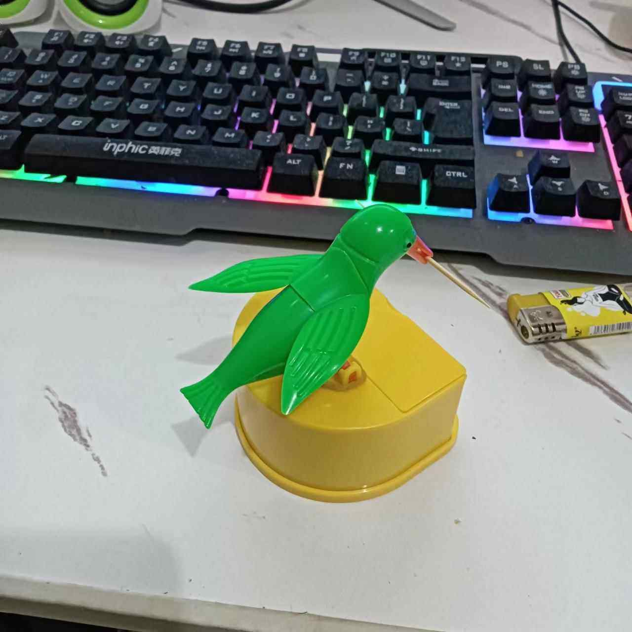 小鸟牙签盒自动弹出家用个性创意按压式时尚便携牙签筒桶,收纳整理,牙签盒,淘宝优惠券,粉丝福利购,淘宝优惠卷