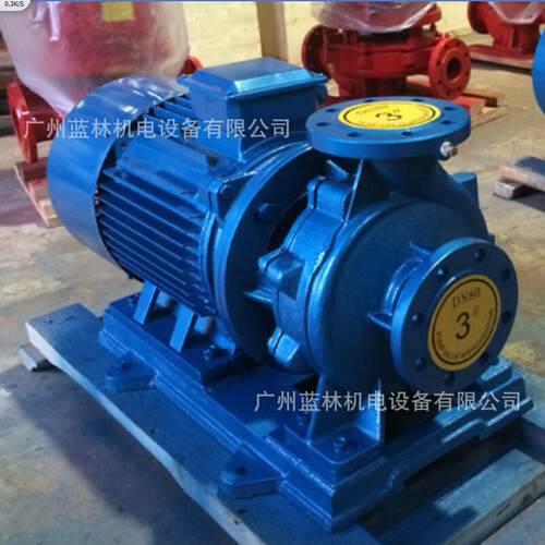 卧式单级单吸管道离心泵ISWR80-350A卧式清水离心泵