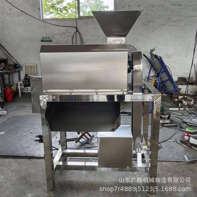 梅子去核打浆机水果脱核大型打浆设备芒果南瓜番茄工业打浆机