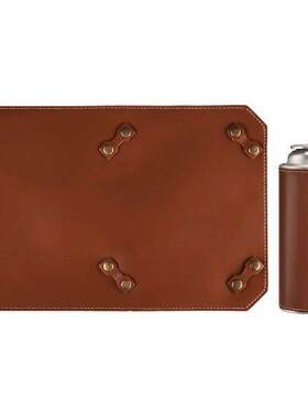 Handmade Pedestal Pad Gas Tank Protective Leather Sleeve