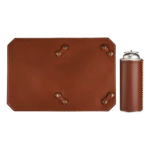 Handmade Pedestal Pad Gas Tank Protective Leather Sleeve