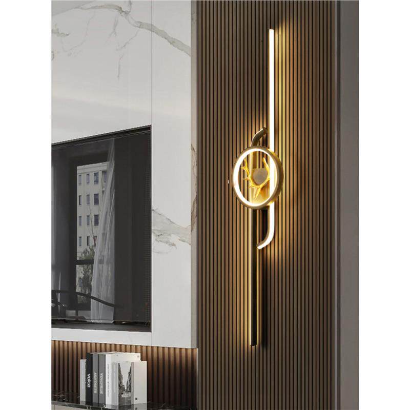 格栅壁灯书房客厅背景墙楼梯简约款壁灯轻奢床头灯壁灯