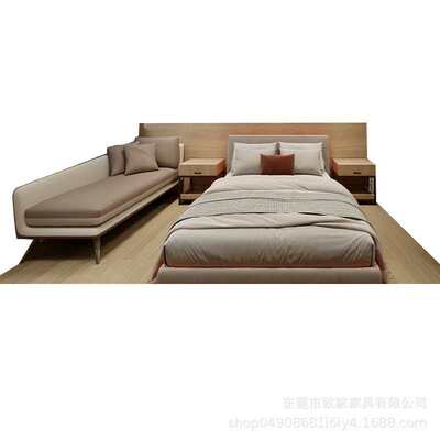 酒店公寓民宿房间设计客房标间套房一站式全套星级酒店家具定制