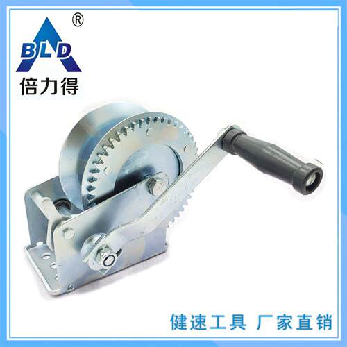 手动绞盘1600磅起重工具无钢丝绳织带小吊机家用工厂用
