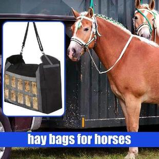 Horse Hay Bag Strong Load Bearing Hangable Horse Feeder