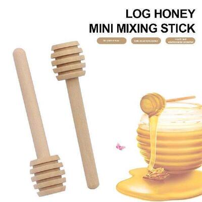 Wooden Honey Dipper Stick Honey Stirrers Small Honey Spoon
