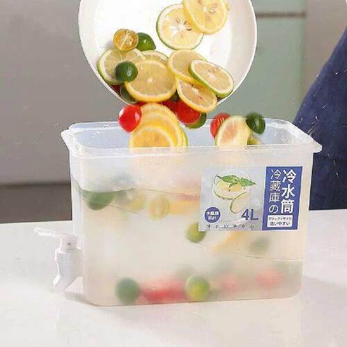 4L Refrigerator Water Dispenser Plastic with Faucet Fridge