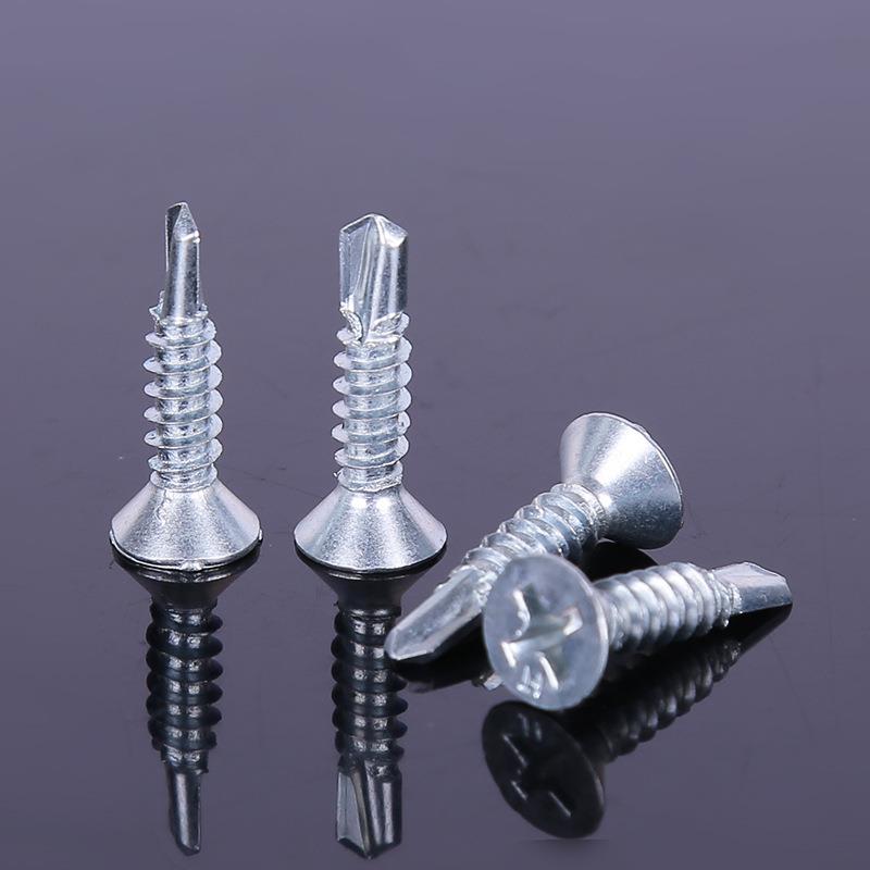沉头槽钻尾螺多规格十字平头沉自攻螺钉132丝钻尾头丝