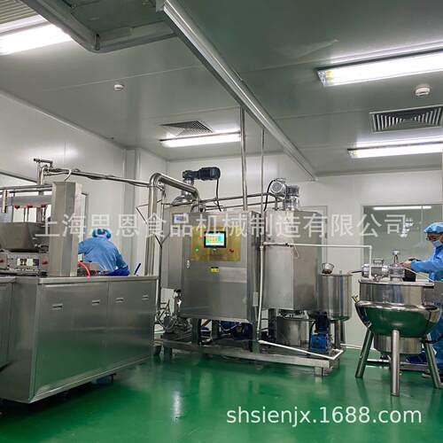 SE-0908E-50梨膏棒糖全自动浇注生产线思恩糖果成型机
