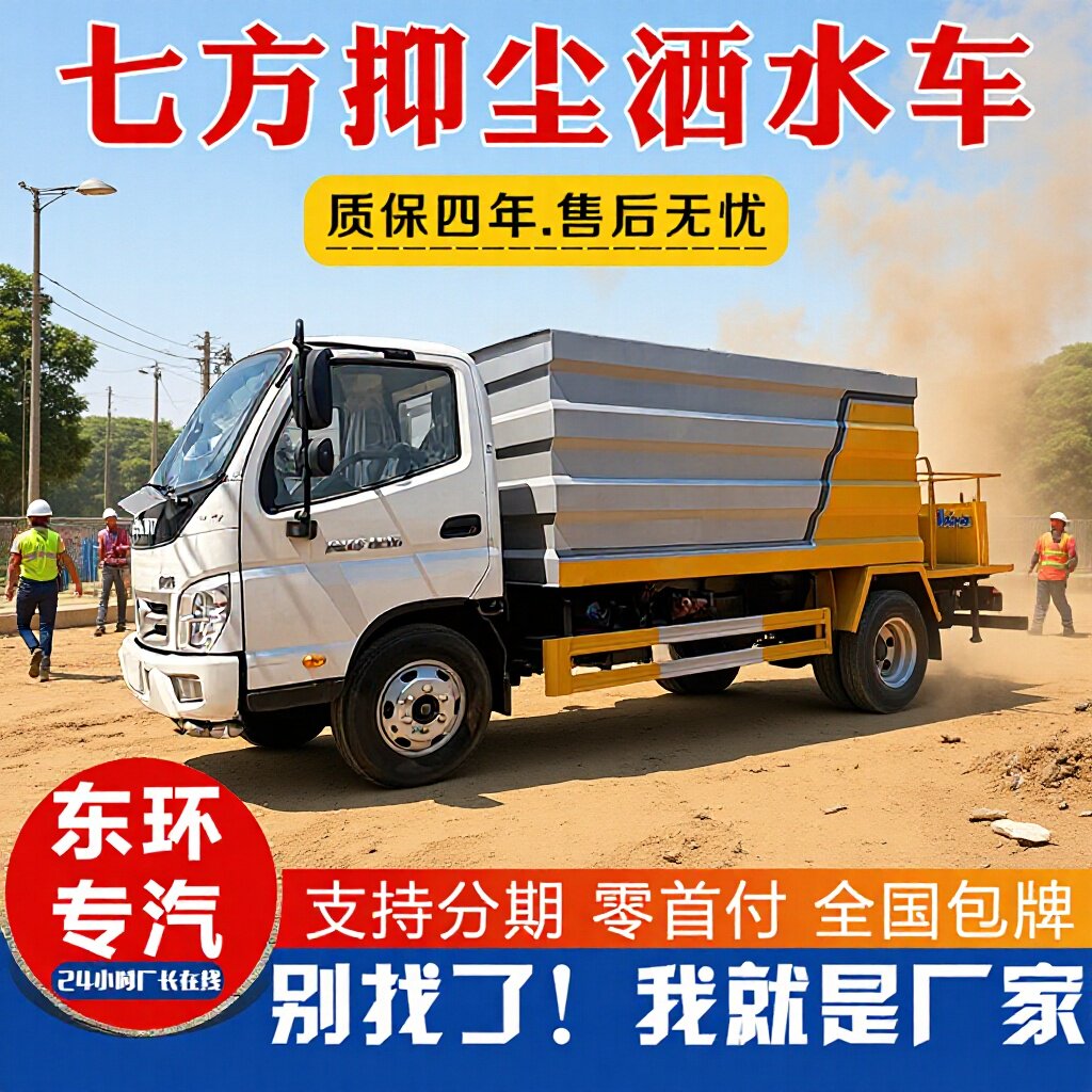7立方奥铃高压水炮环卫洒水车