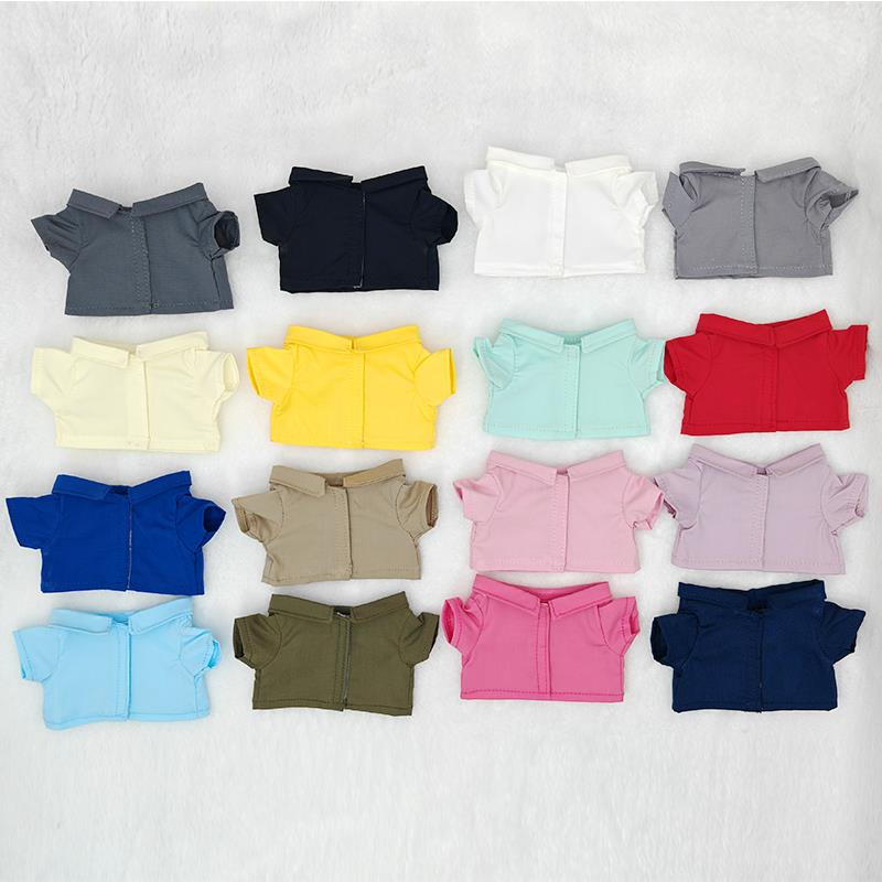 20CM娃衣10CM现货衬衣15厘米棉花娃娃衣服可爱无属性衬衫多色可选