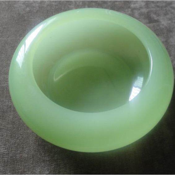 新款直销工艺品玻璃青玉烟灰缸鱼缸摆件家居办公桌摆件烟灰缸供货