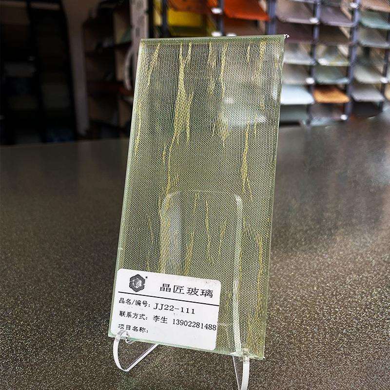 超白夹钢化厕所装饰玻璃艺玻术玻579璃屏风夹娟玻璃艺术璃厂丝玻