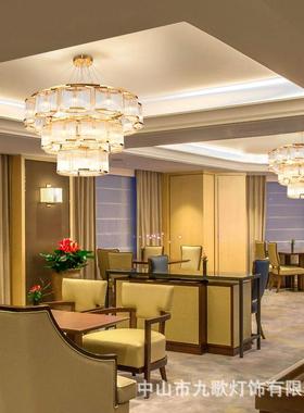 后现水晶灯简客厅灯31372餐厅中约空别卧墅温馨室简约复代式楼轻