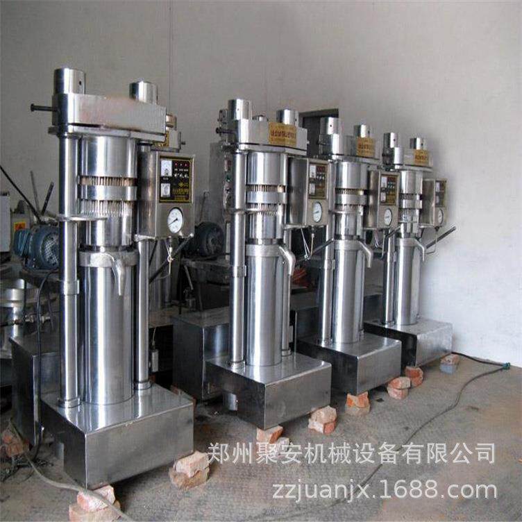 油坊用液压榨油机 花生芝麻大豆榨油设备 小型家用智能榨油机厂家