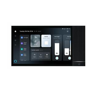 涂鸦新款中文8寸音乐主机中控屏内置ZIGBEE网关多功能家居主机