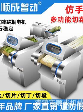 顺成商用全自动切片机切丝机切菜机切年糕机