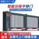 无轨平移门政企电动伸缩门铝合金段滑遥控直线分段门工厂折叠大门
