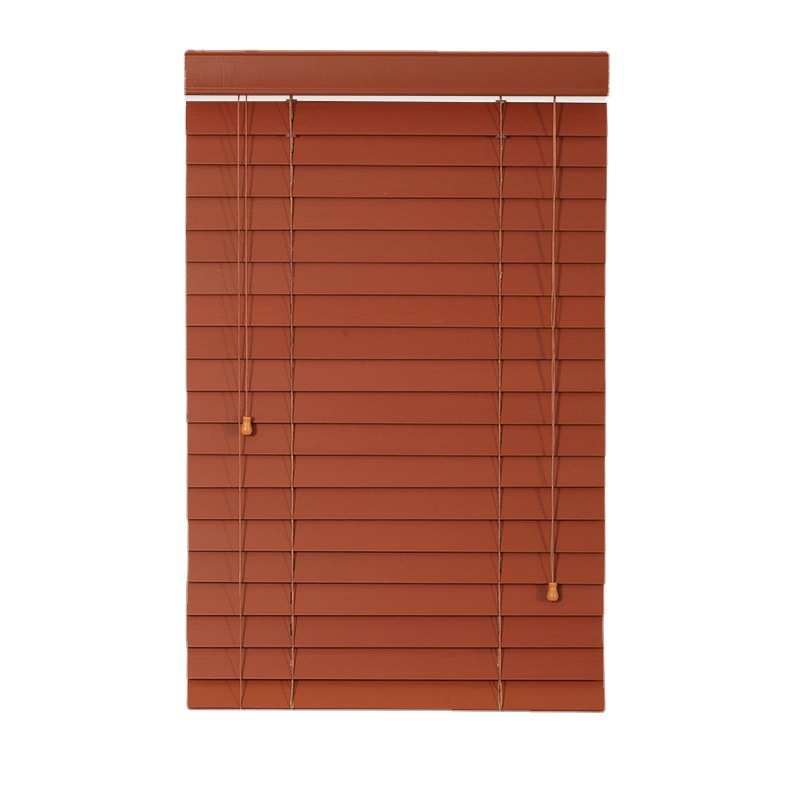 实木百叶窗帘 遮光卷帘升降客厅书房卧室办公室木质电动竹百叶帘