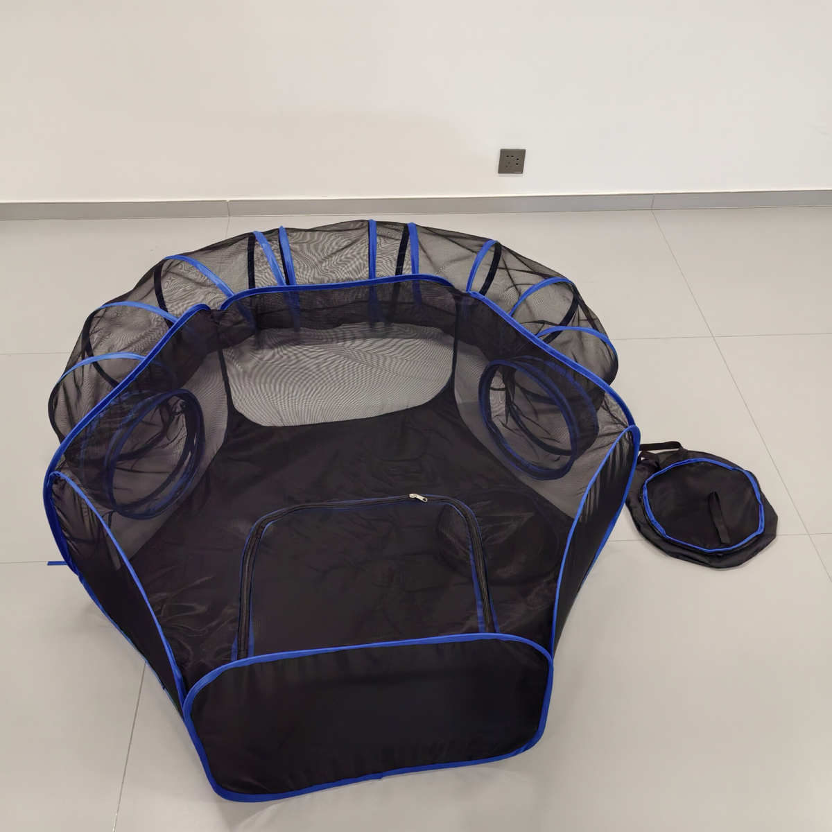 流浪封闭式猫隧道便携可折叠狗窝套装猫窝家用宠物帐篷通道现货