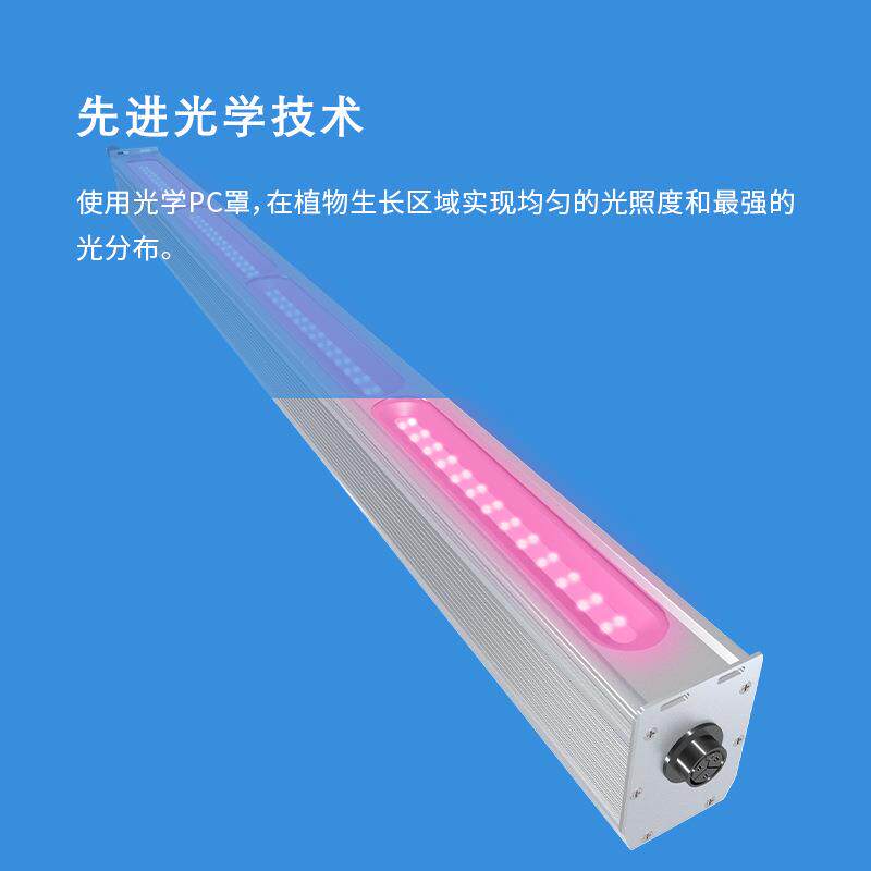 高光效植物灯200W全光谱叶菜组培植物生长灯条防水大棚专用照明灯