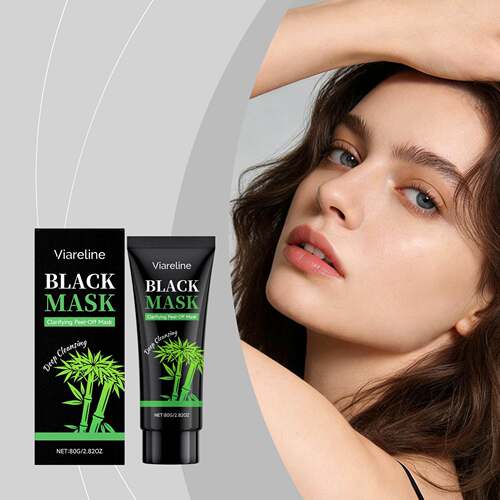 VIARELINE Bamboo Charcoal Cleansing Mask - A gentle cleansin