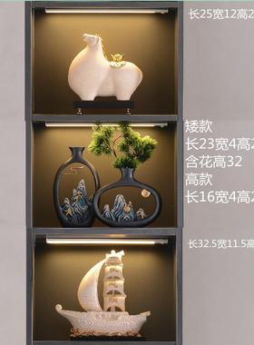 高档一帆帆风顺船摆件家高档酒客厅办公室居桌柜装饰品领导高端大