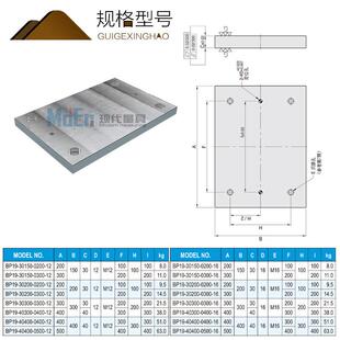 孔定位t型槽定位夹具治具标准化模组CNC机床数控加工用工作台铸铁