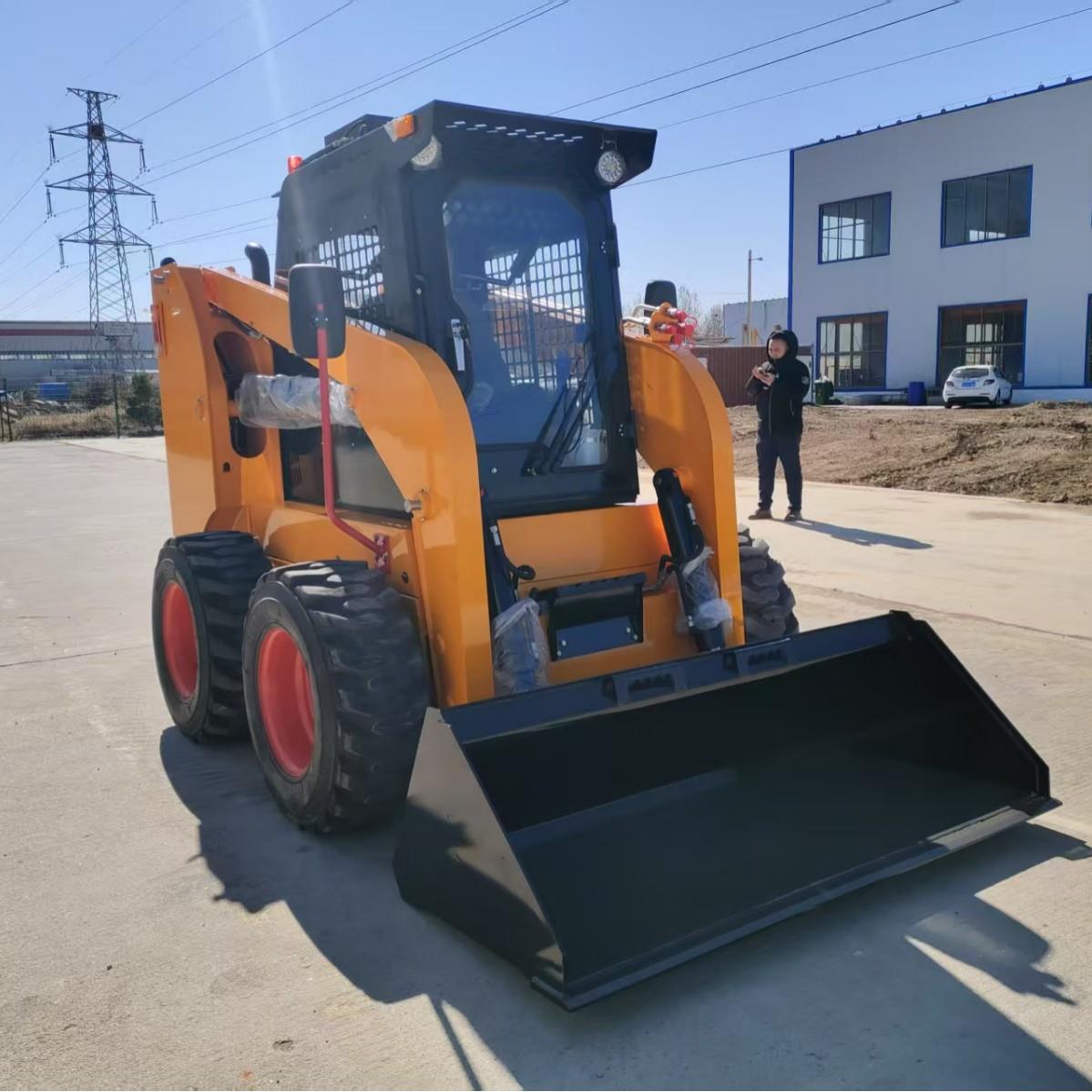 轮式装载机液控行走可出口轮式多用途工程车微型装土小铲车