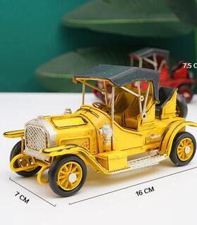 老爷汽车模型仿真欧式工艺品小饰品家庭书房美式摆设软装饰品摆件
