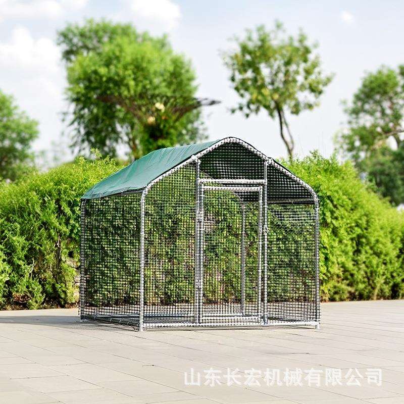 大型养殖鸡棚户外防雨棚鸡窝家禽鸡笼子鸭棚鸽舍家用散养钢管鸡舍