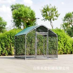 大型养殖鸡棚户外防雨棚鸡窝家禽鸡笼子鸭棚鸽舍家用散养钢管鸡舍