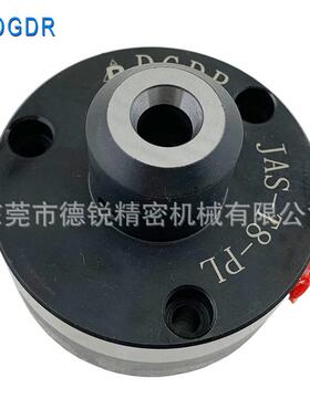小型迷你气动固定式夹头 JAS-T8-PL气动卡盘 机械手抓料自动夹具