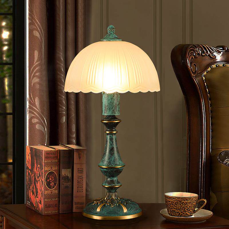 正品全美欧式复古台灯高档奢华铜卧室床头灯北温馨创意仿古装饰台
