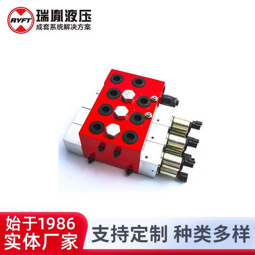 瑞胤 控制压力补偿片式多路 GBV200系列比例式控制阀