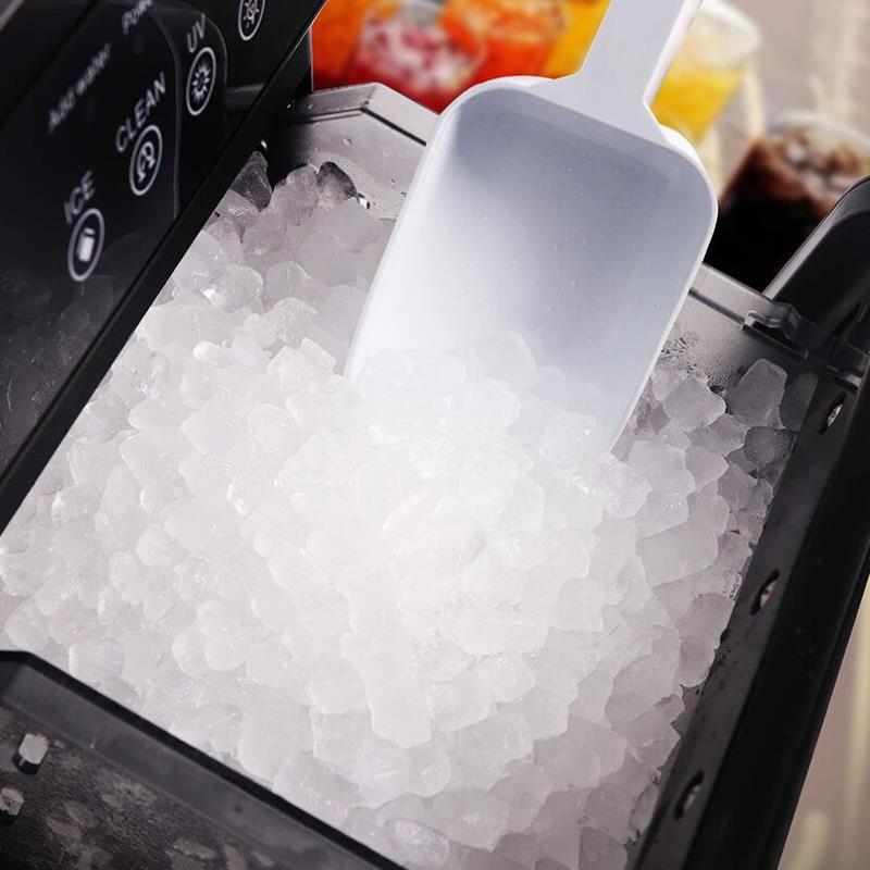 惠康制冰机商用小型家用奶茶店咖啡店全自动30kg方冰制冰机颗粒冰
