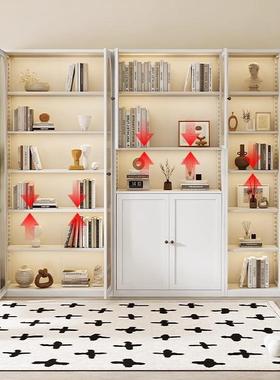 钢带书柜储物SC-621柜一体整墙多家用门防尘玻璃门展示柜客制厅层