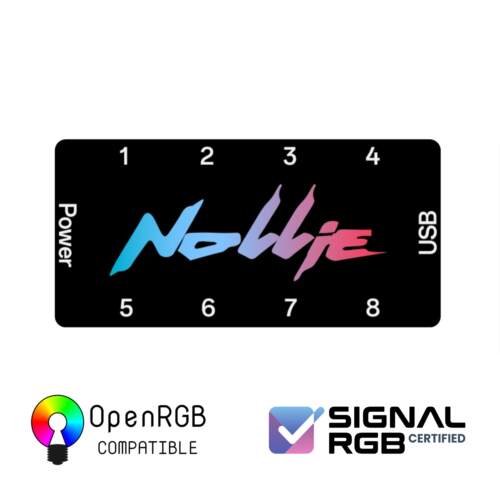 Nollie 5v3针ARGB灯光控制器 8口远程视讯调试灯光控制设备