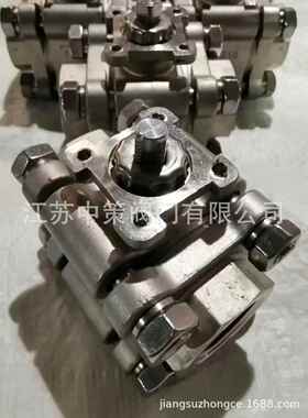 Q611F-64P/RL 2000WOG气动高压三片式丝口球阀 304 316L A105