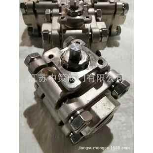 2000WOG气动高压三片式 64P A105 304 316L 丝口球阀 Q611F