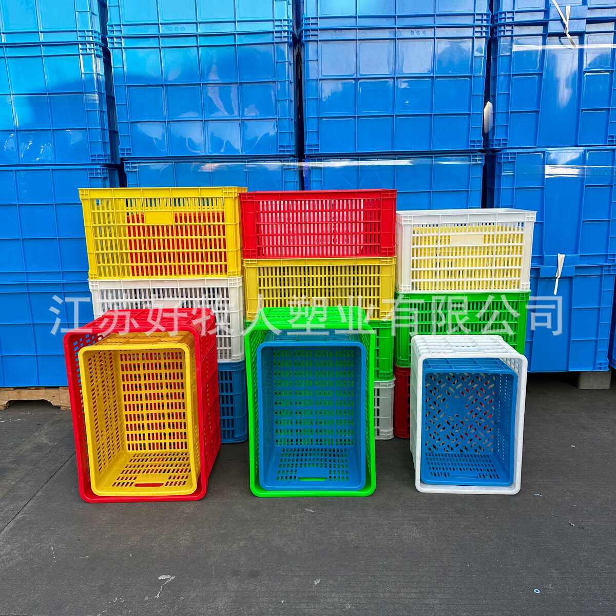 蔬菜水果生产筐周转仓库超市车间厂家直销运输错位流水线内部厂区