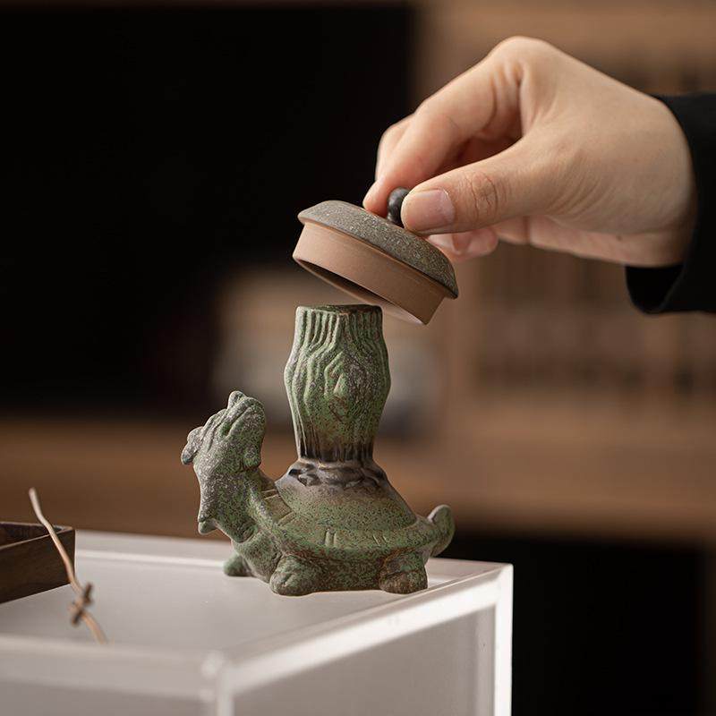 变青宠桌茶托置面茶创意滤盖茶玄武配件茶道架盖窑托野摆件陶瓷,餐饮具,茶具礼盒,淘宝优惠券,粉丝福利购,淘宝优惠卷