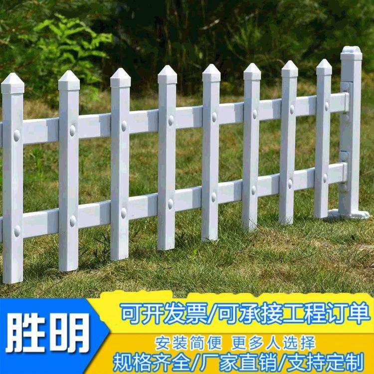 PVC塑钢护栏栅栏小区草坪围栏庭院幼儿园围栏绿化带护栏厂家