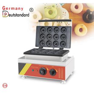 梅花甜甜圈机商用新款 12孔香酥机donut不锈钢小吃设备新动力538