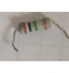 全新包邮拍一件发10个20个 1W2MR 电磁炉碳膜电阻 2M欧1W 1W2M欧