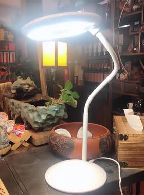 美甲美睫专用充插两用蓄电式USB台灯纹绣灯可携式折叠外出摆摊超