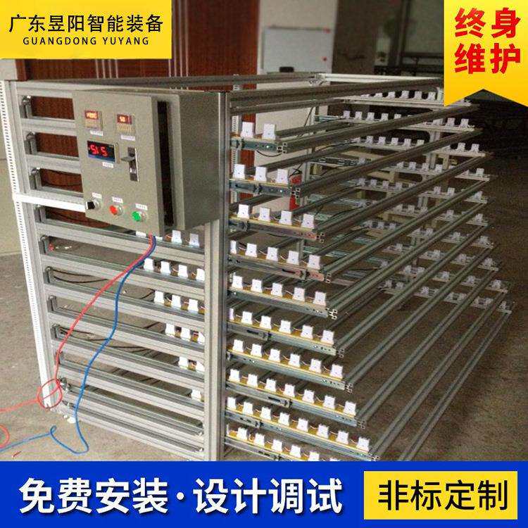 led灯具老化架工厂车间日光灯工作台检测架可移动柜架定制多工位