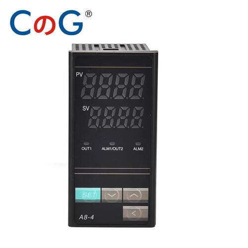 西崎温控仪A8-4R1TC智能温控仪A8系列数显温度控制器E型k型多输入